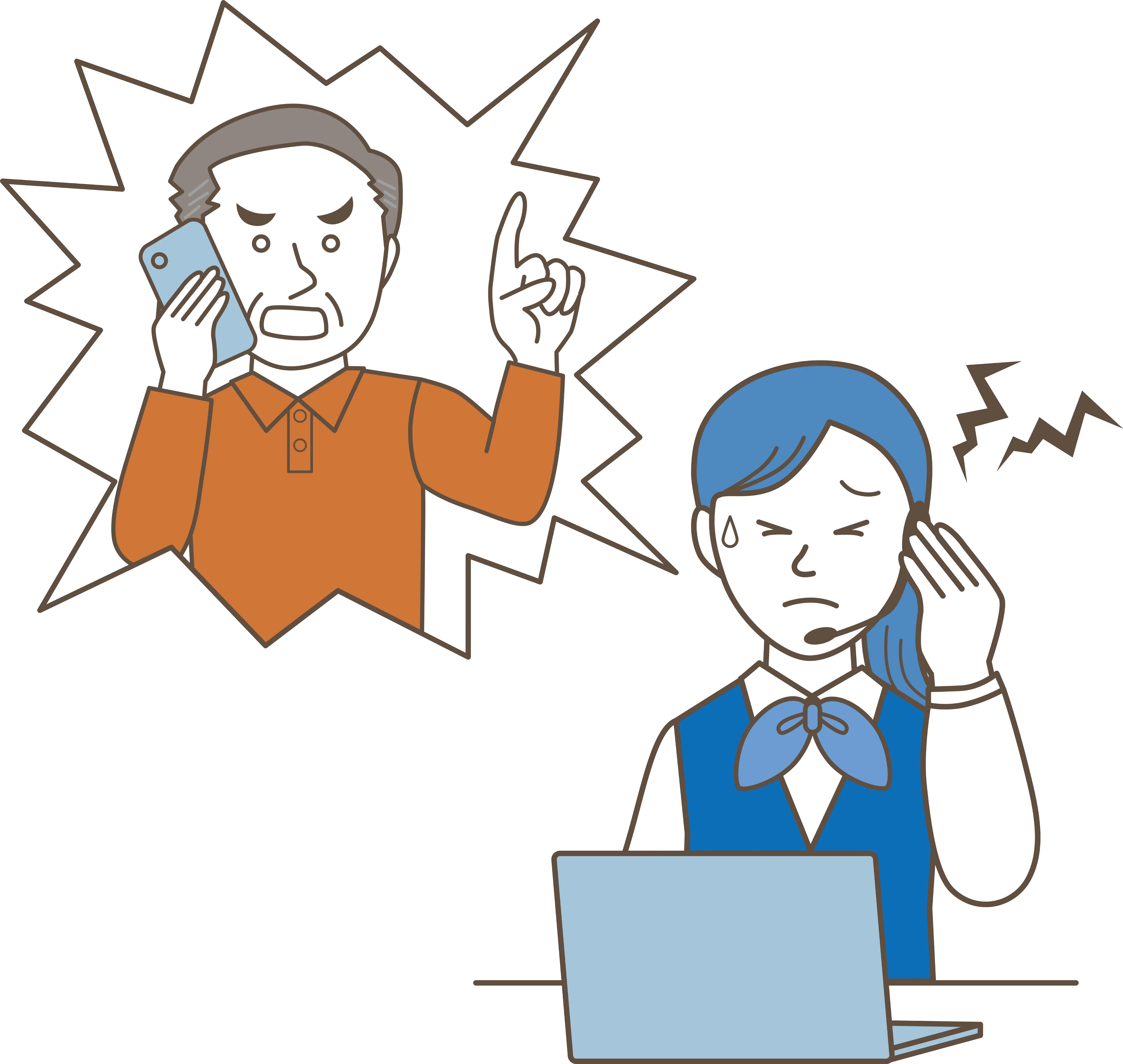 カスハラに悩む企業・店舗必見！<br>電話のカスハラ対策には通話録音サービスが効果的